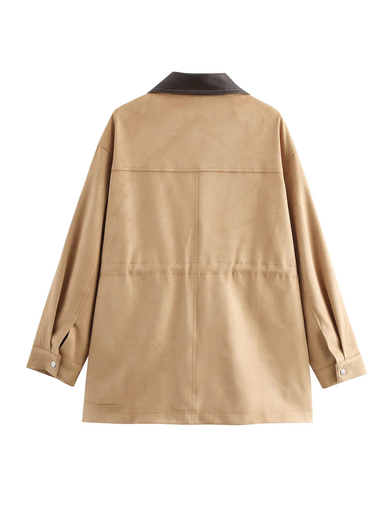 Women's transitional jacket with practical zip and large pockets NOVAE