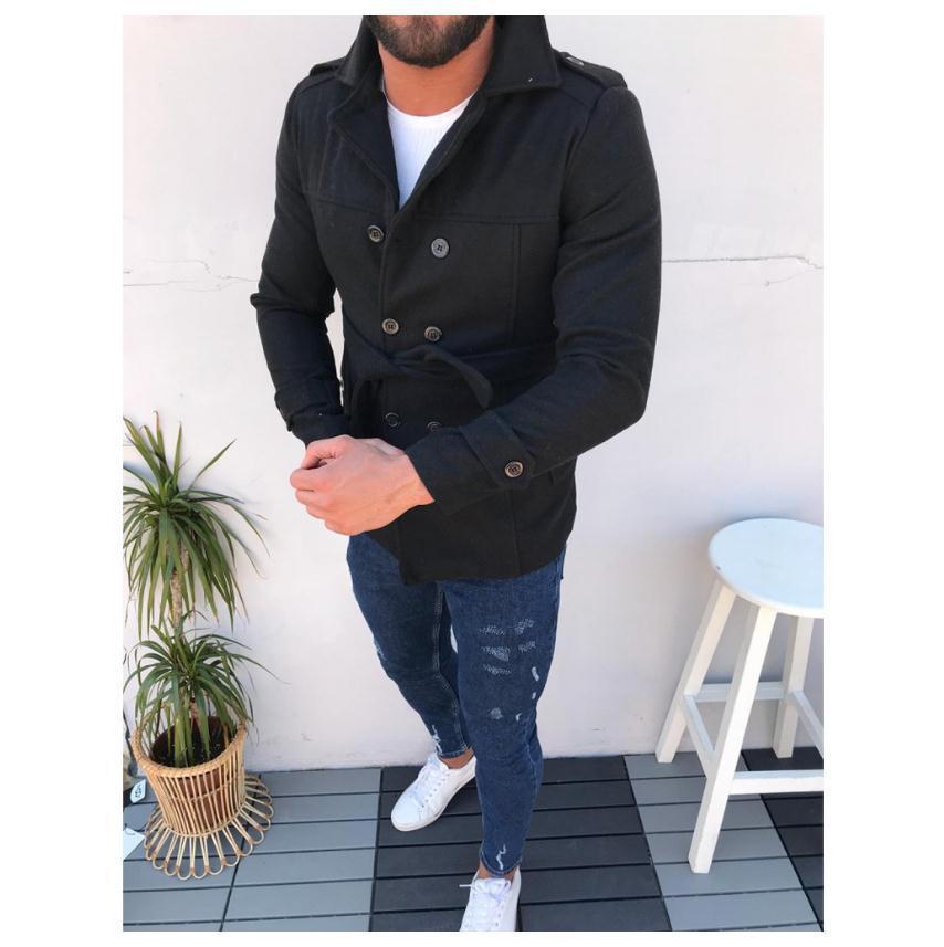 Men's double-breasted coat NOVAE