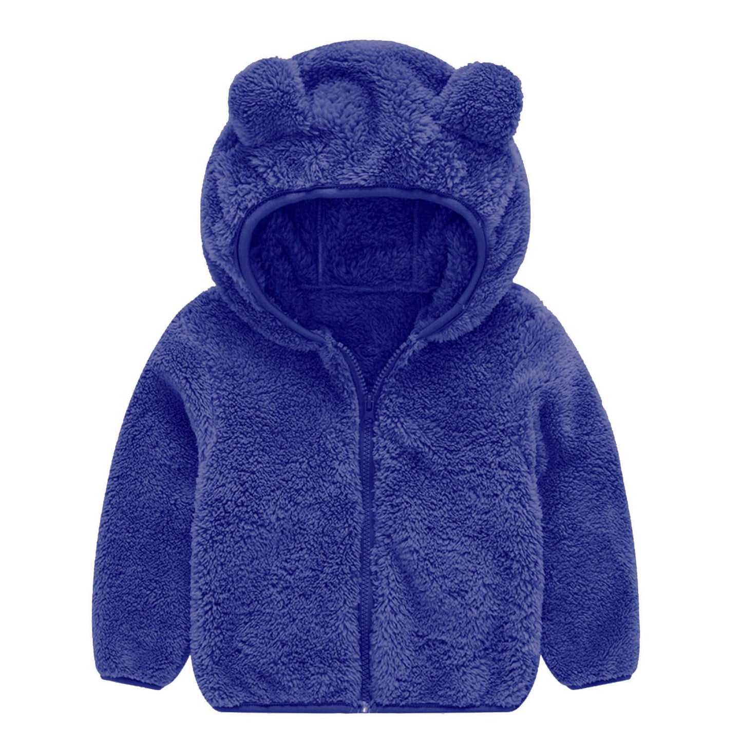 Women's fleece jacket with cute bear ear design NOVAE