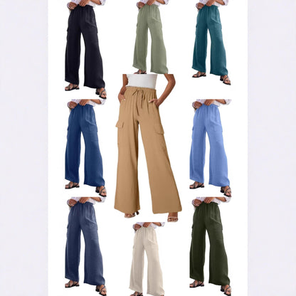 Women's cargo trousers in lightweight jersey NOVAE