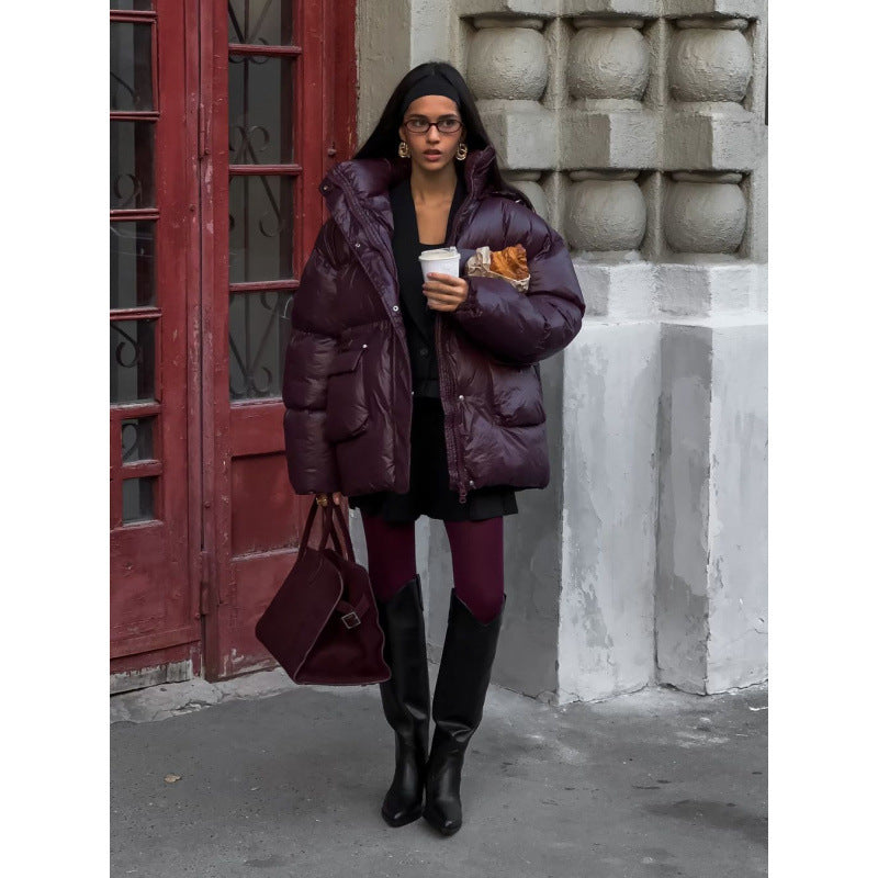 Women's transitional jacket with adjustable drawstring and hood NOVAE