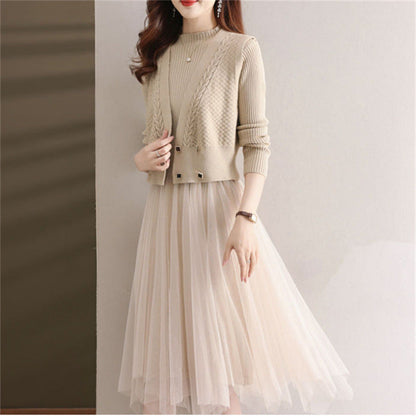 Women's cardigan with tulle skirt NOVAE
