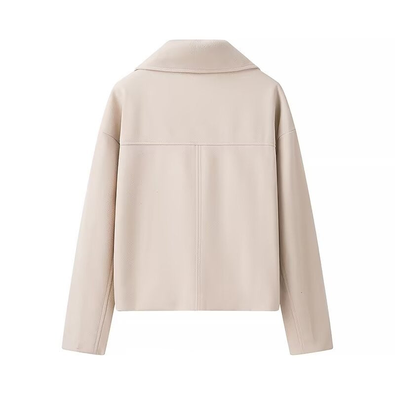 Women's elegant short jacket in a casual double-body style NOVAE