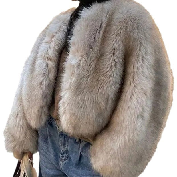 Women's Cozy and Elegant Faux Fur Jacket NOVAE