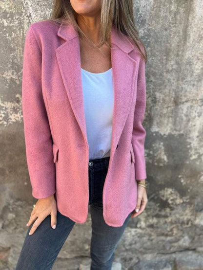 Women's elegant wool jacket with a slim fit NOVAE