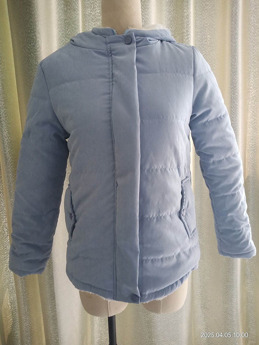 Women's quilted transitional jacket with cozy fleece lining and practical pockets NOVAE