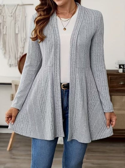 Women's Long Cardigan with Swing Hem NOVAE