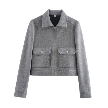 Women's cropped utility jacket NOVAE