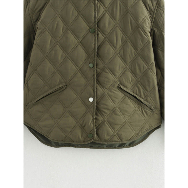Women's quilted jacket with removable hood NOVAE