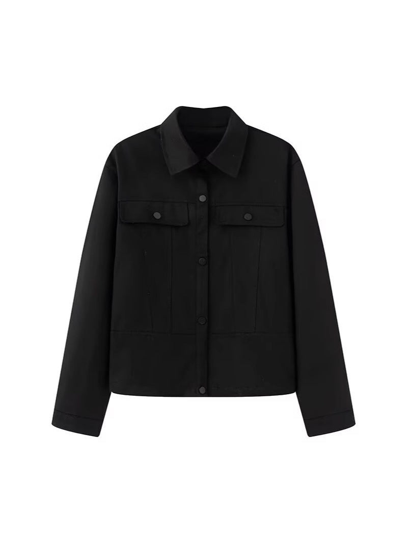 Women's fashionable utility jacket with large pockets and trendy cut NOVAE