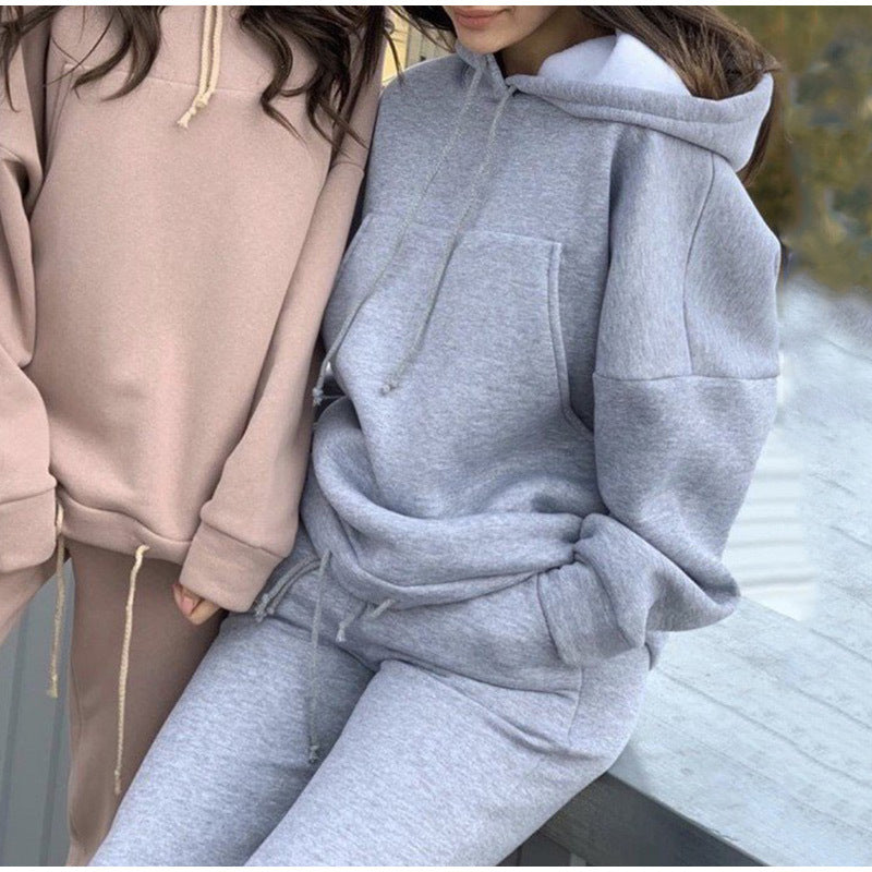 Women's Comfortable Sweatshirt and Loose Jogging Pants Set NOVAE