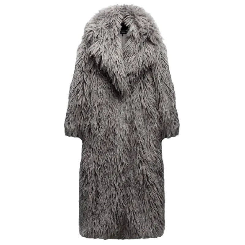 Women's Fluffy Oversized Faux Fur Coat NOVAE