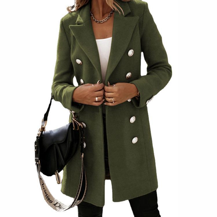 Women's elegant double-button coat NOVAE