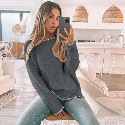 Women's Plus Size Knit Sweater NOVAE