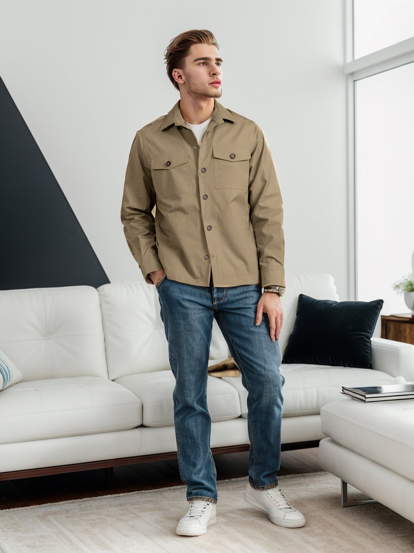 Men's casual utility jacket NOVAE