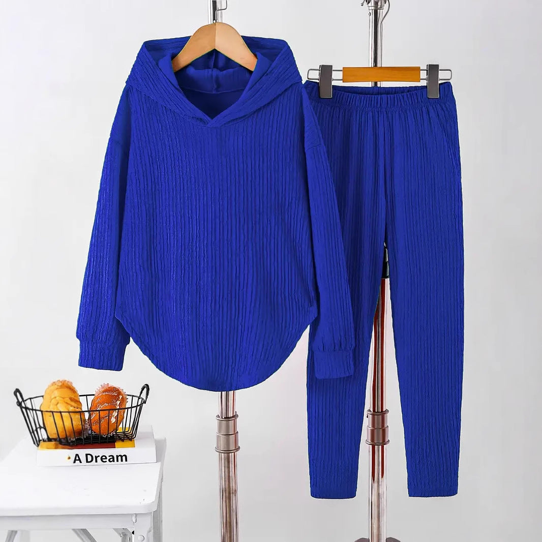 Women's casual sweatshirt and pants set with structured design NOVAE