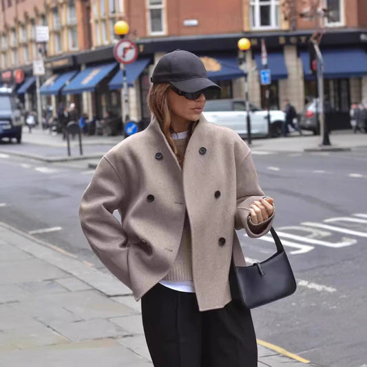 Women's fashionable oversized coat NOVAE