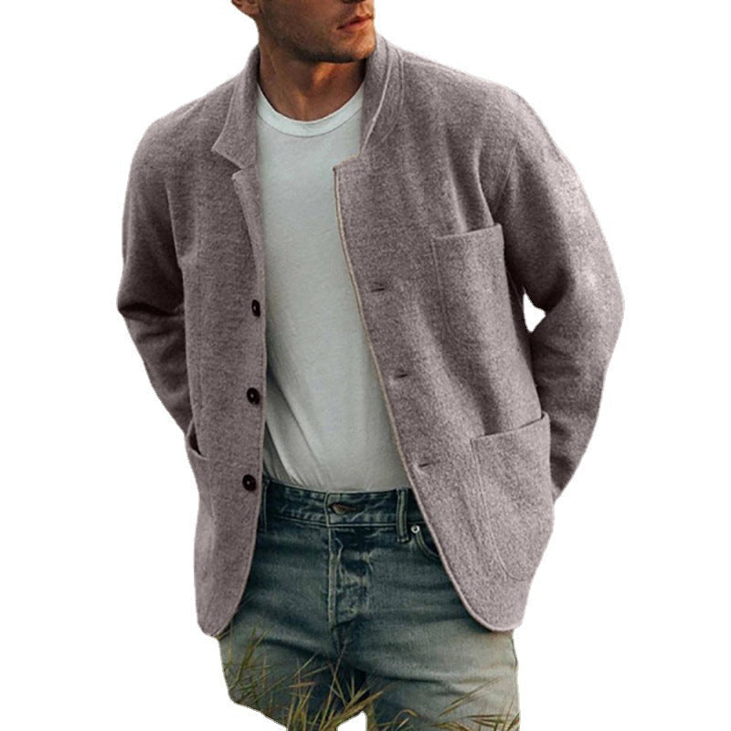 Men's comfortable and stylish cardigan with practical pockets NOVAE