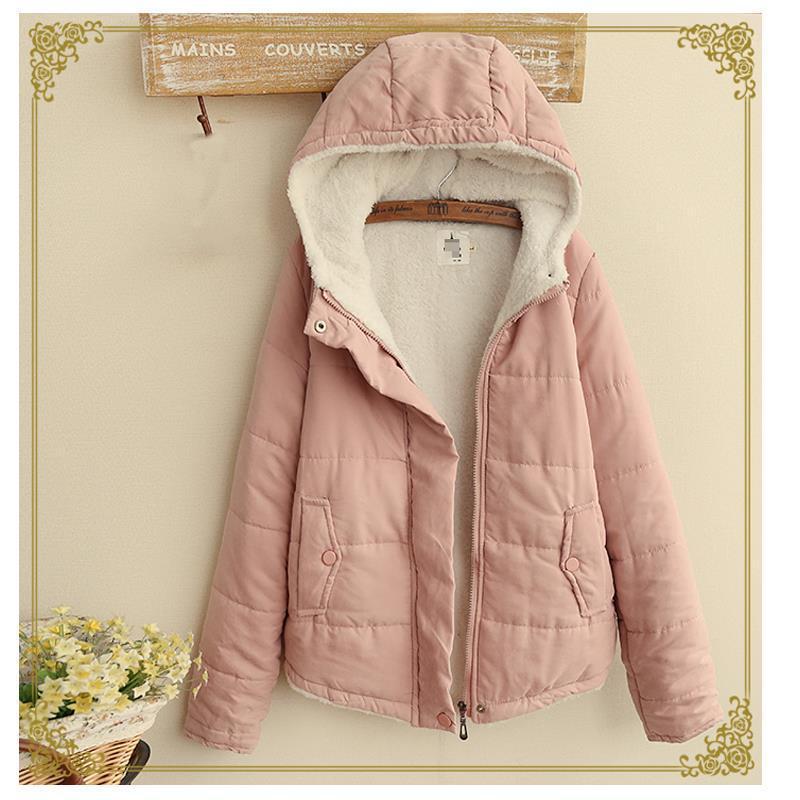Women's quilted hooded jacket with cozy lining and practical pockets NOVAE