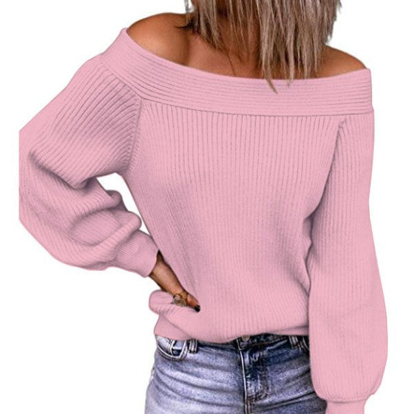 Women's Off-Shoulder Knit Sweater NOVAE