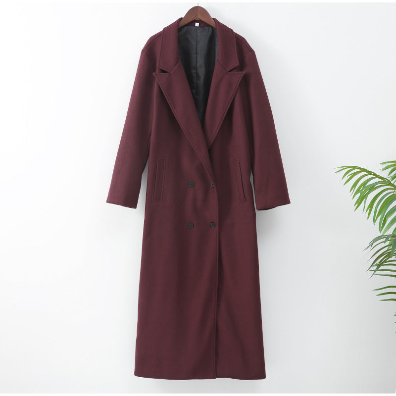 Women's elegant double trench coat with a wide cut NOVAE