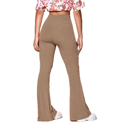 Women's High-Waisted Bootcut Trousers NOVAE