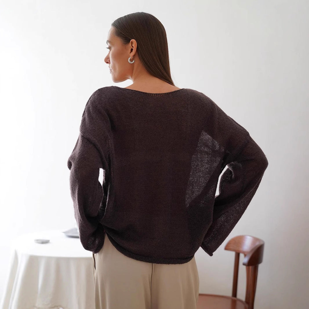 Women's casual knit sweater NOVAE