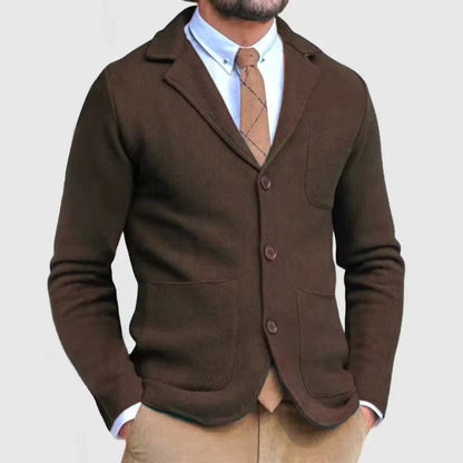 Men's stylish cardigan with practical pockets NOVAE