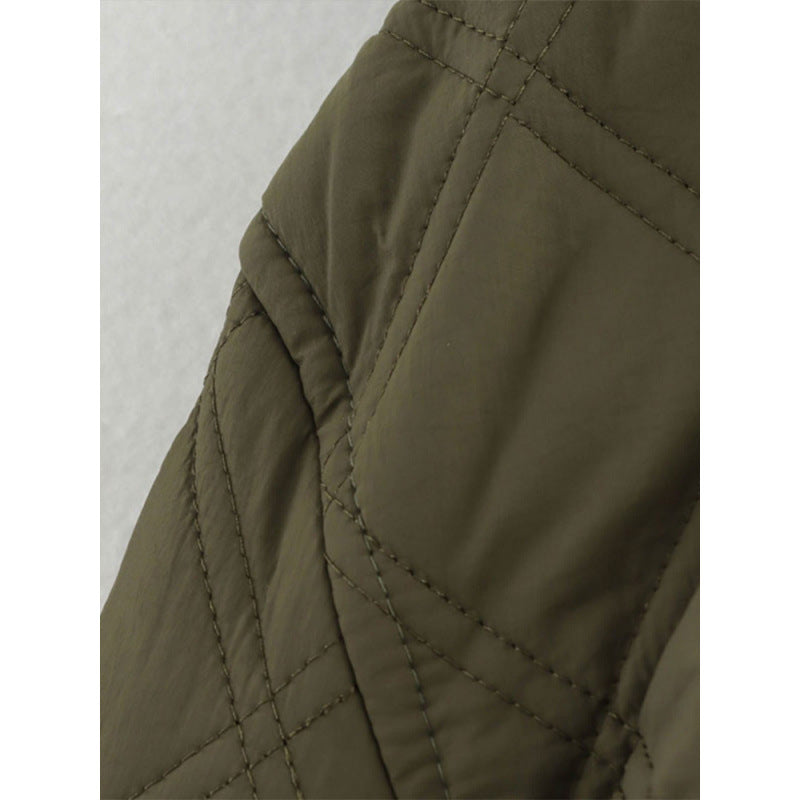 Women's quilted jacket with removable hood NOVAE