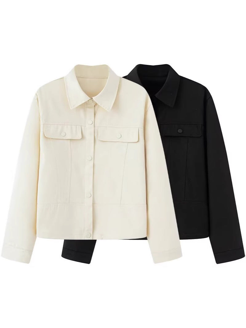 Women's fashionable utility jacket with large pockets and trendy cut NOVAE