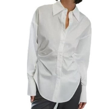 Women's Oversized Blouse with Modern Details NOVAE