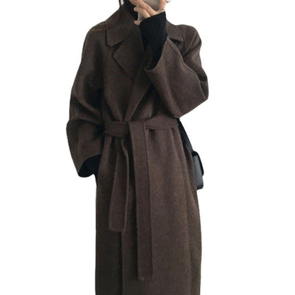 Women's elegant and casual trench coat with wide lapels NOVAE