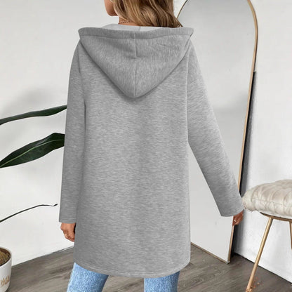 Women's transitional jacket with lightweight fabric and practical zip pockets NOVAE