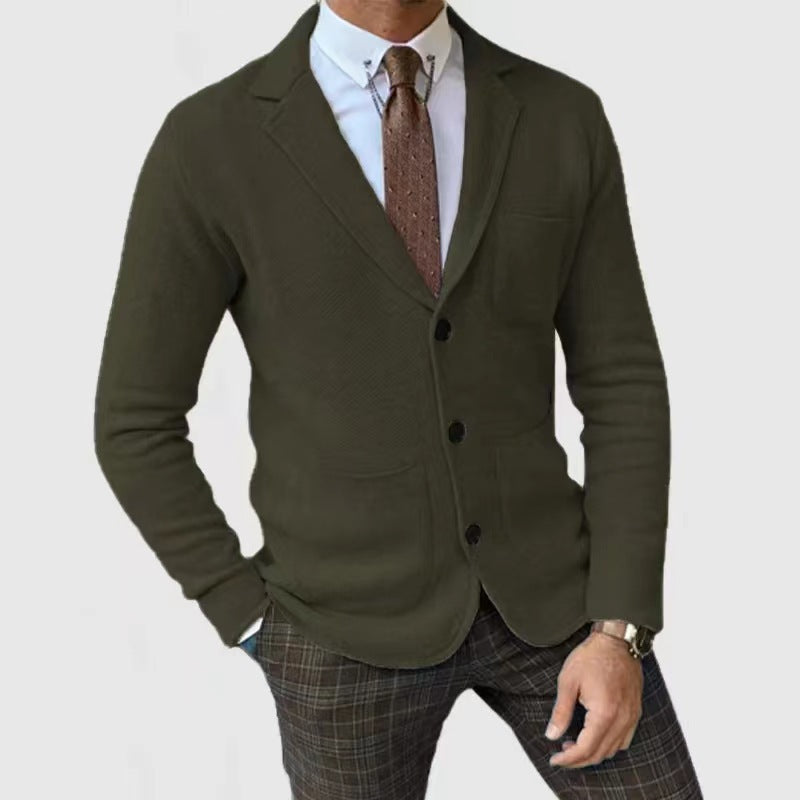 Men's stylish cardigan with practical pockets NOVAE