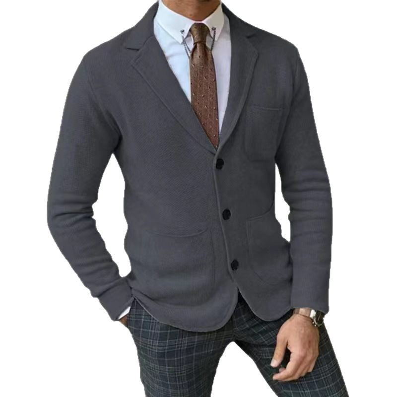 Men's stylish cardigan with practical pockets NOVAE
