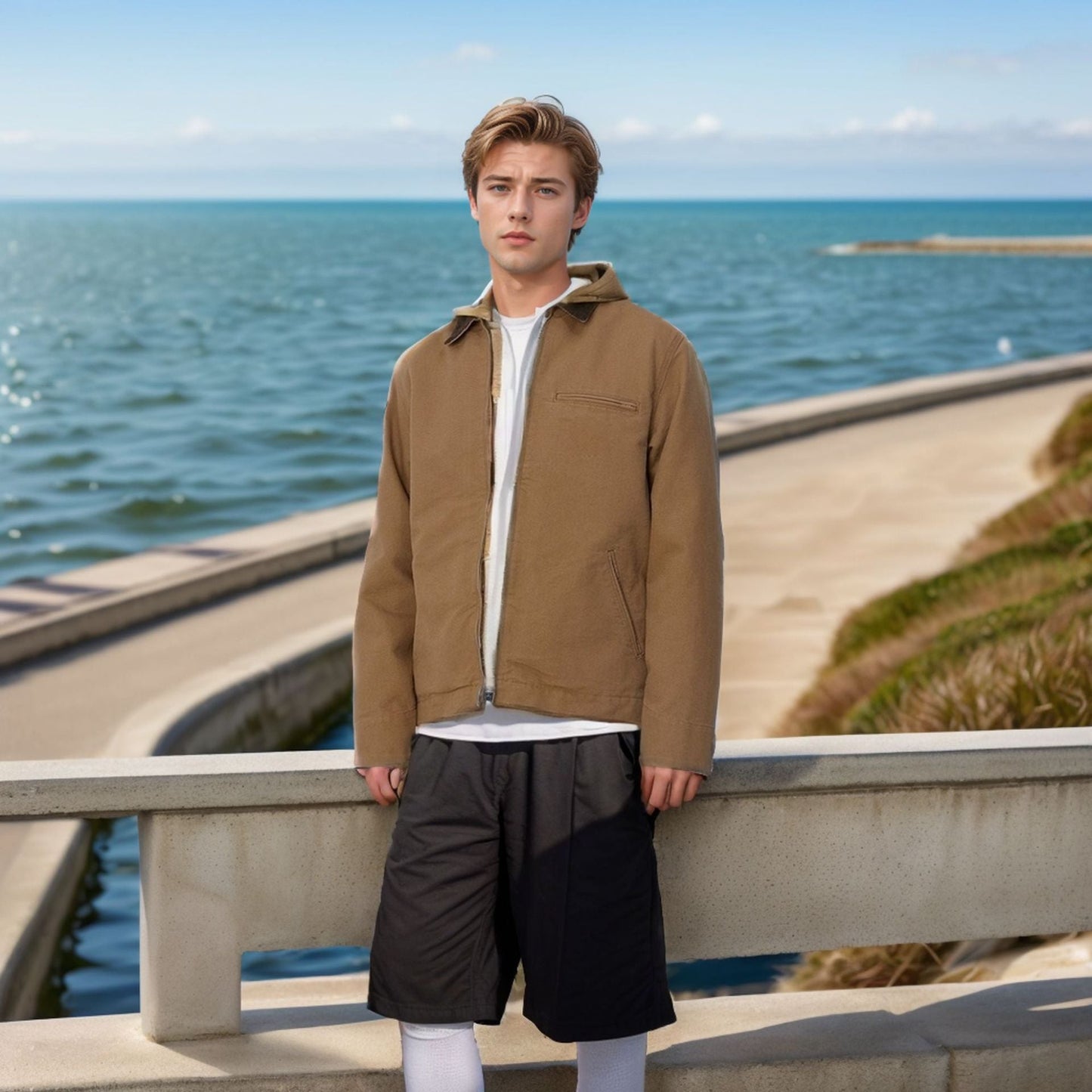 Men's casual bomber jacket NOVAE