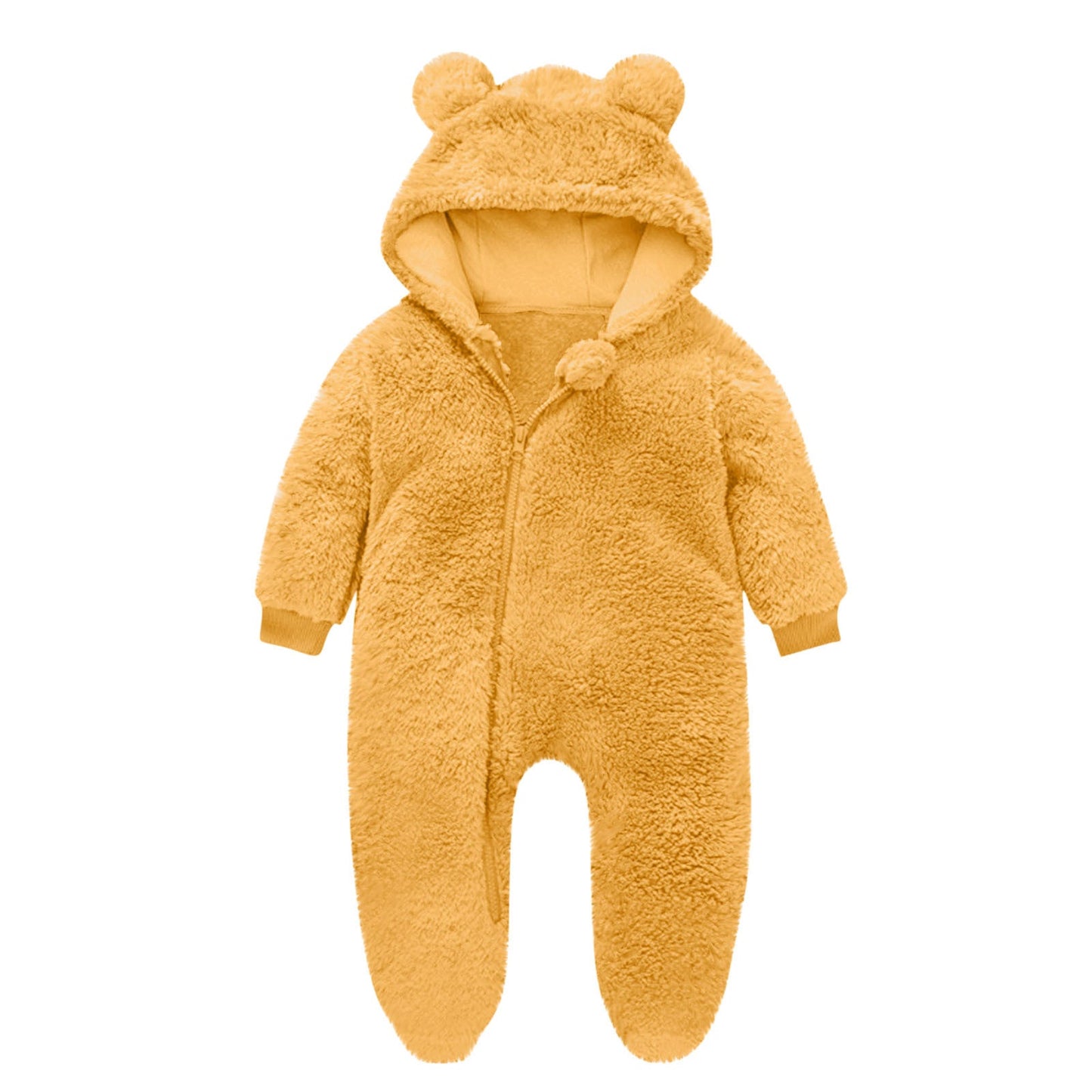 Toddler Fleece Overall with Bear Ears NOVAE