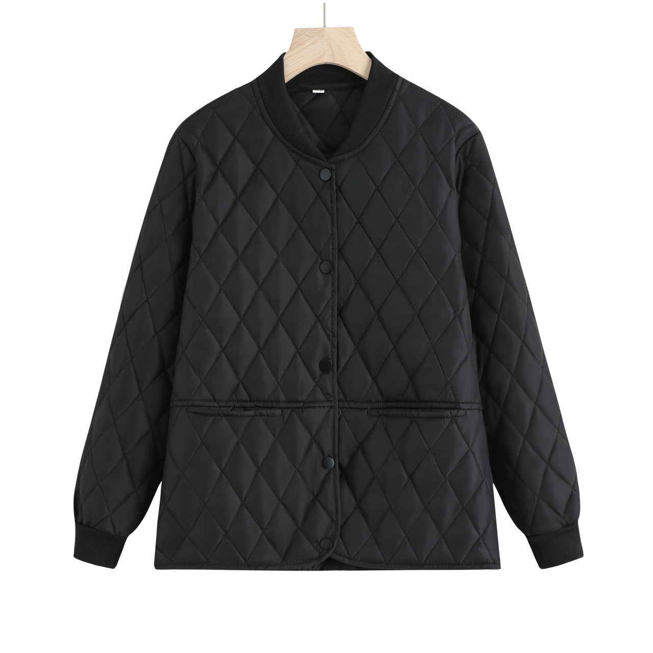 Women's quilted transitional jacket with practical pockets and a modern cut NOVAE