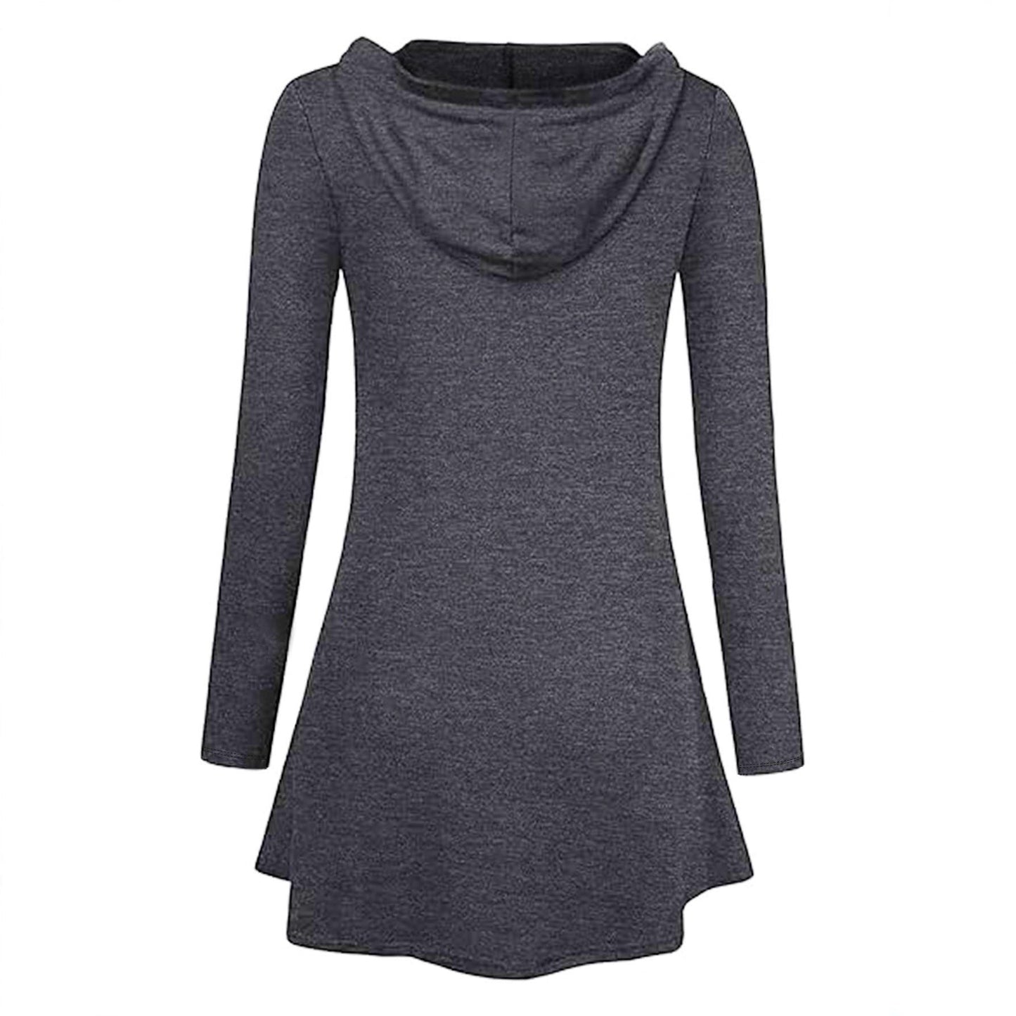 Women's casual hooded jacket with zipper and pockets NOVAE