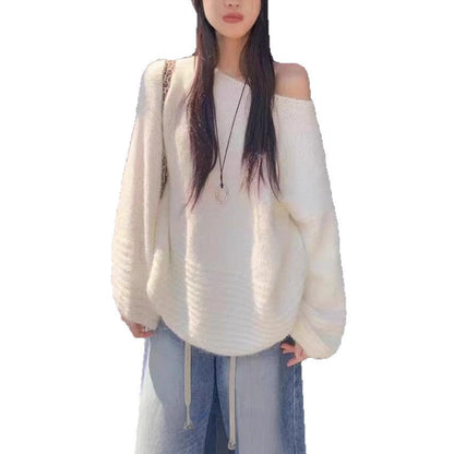 Women's oversized knitted sweater NOVAE