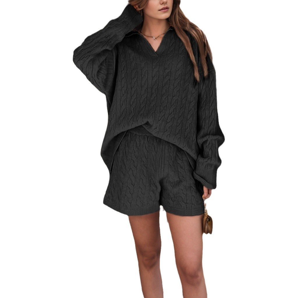 Women's comfortable knit top with a relaxed fit and high-quality details NOVAE