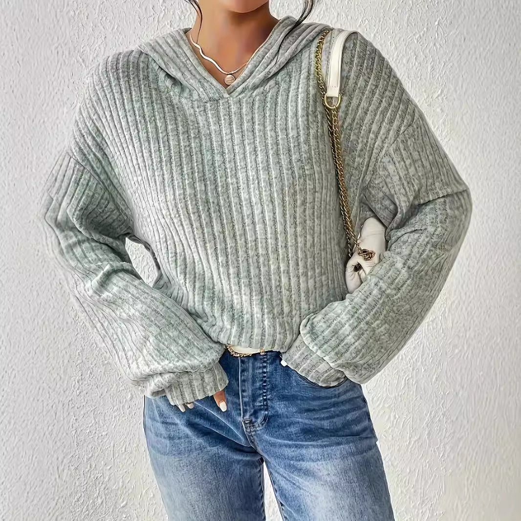 Women's ribbed hoodie NOVAE