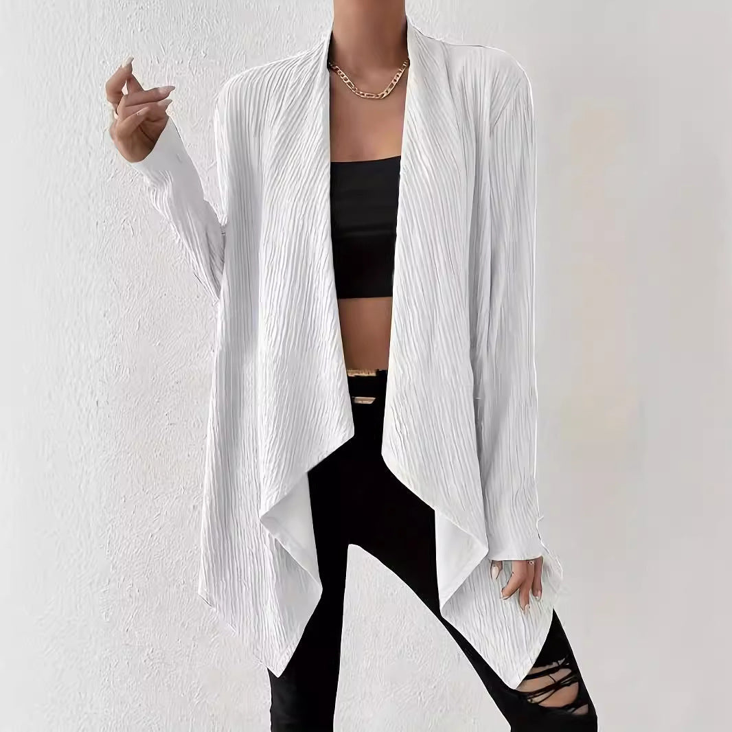 Women's wrap jacket in a casual style with a structured design NOVAE