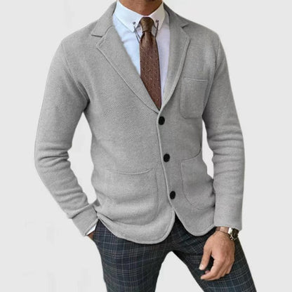 Men's stylish cardigan with practical pockets NOVAE