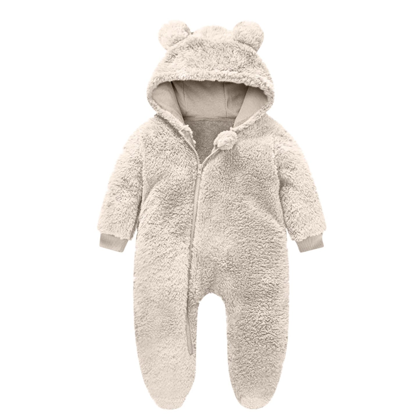 Toddler Fleece Overall with Bear Ears NOVAE