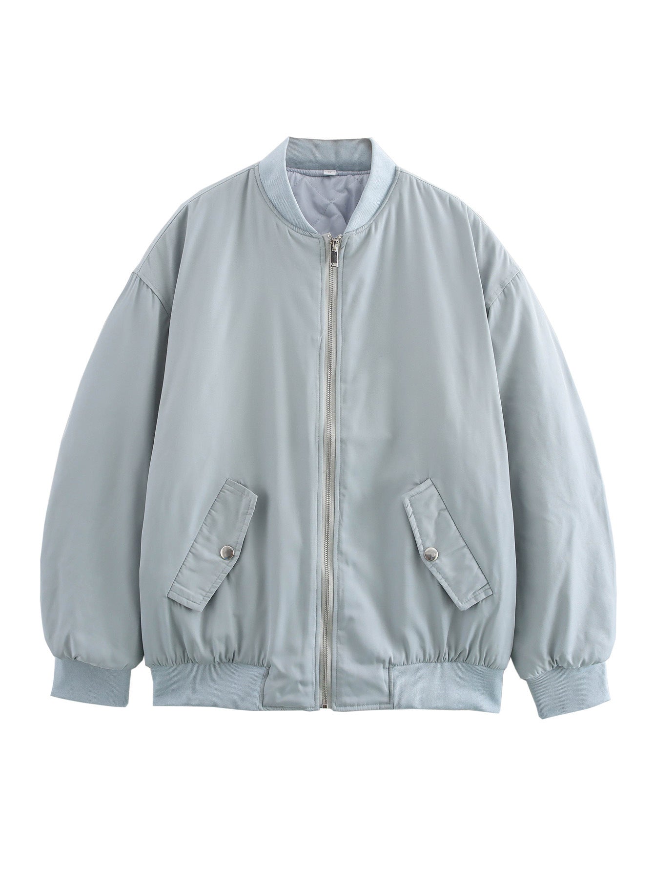 Women's casual bomber jacket with elasticated waistband and practical pockets NOVAE