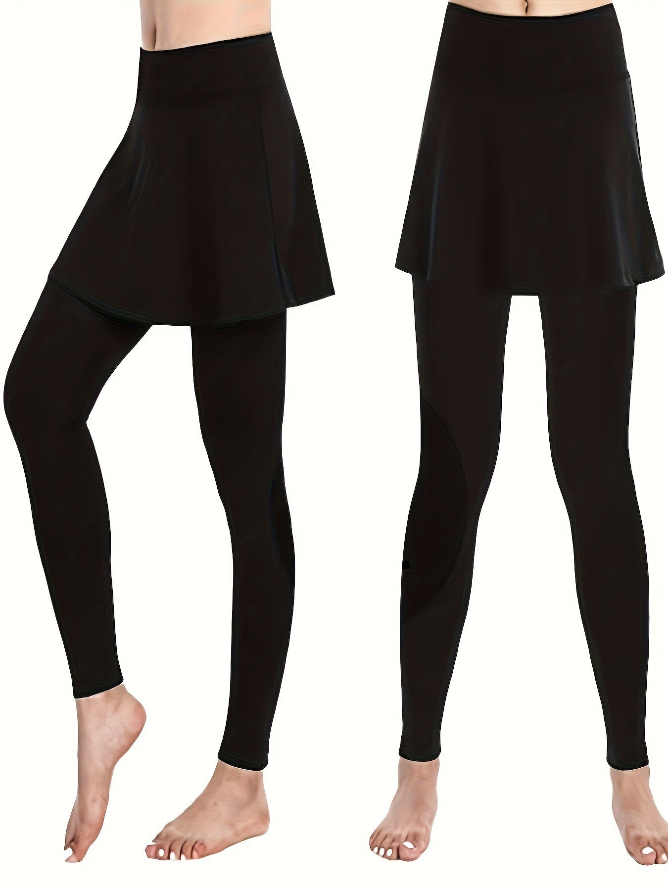 Women's sporty leggings with integrated skirt NOVAE