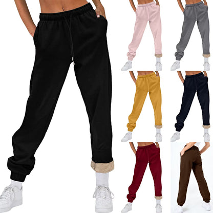 Women's Comfortable Leisure Trousers with Drawstring and Stylish Cuffs NOVAE