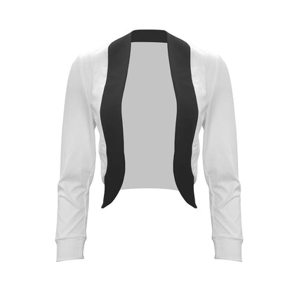 Women's Elegant Blazer Jacket with Modern Cut and Contrast Details NOVAE