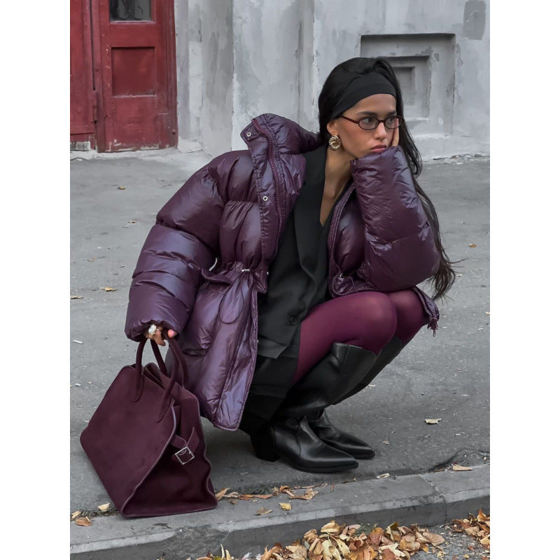 Women's transitional jacket with adjustable drawstring and hood NOVAE